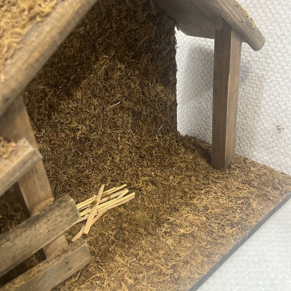 Vintage Boyds‎ Bears 2005 Plush Nativity Set #567957  Wooden Manger Crèche EUC! - Picture 7 of 8